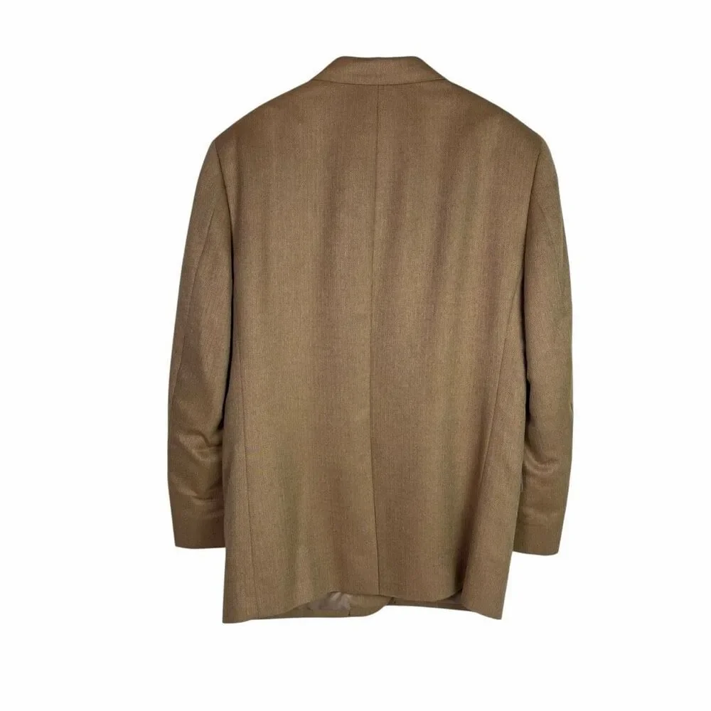Jos A Bank Men’s Sports Coat 43R Brown Herringbone